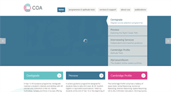 Desktop Screenshot of coa.co.uk